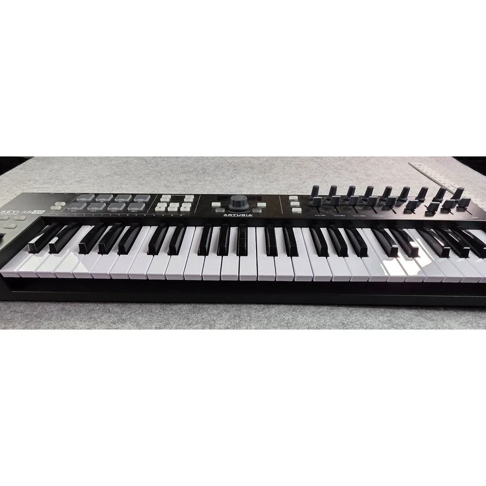 Arturia KeyLab Essential 49 MIDI Keyboard Controller, 49 Synth Keys, USB/MIDI O…